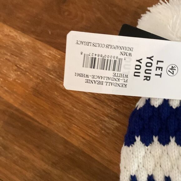 47Brand Colts Legacy Kendall Beanie New w Tags - Picture 4 of 4